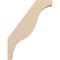 Ekena Millwork 3-inch W x 18-inch D x 24-inch H Funston Rough Cedar Woodgrain TimberThane Knee Brace, Primed BRCUR03X18X24FSTRCPR - alternate 3